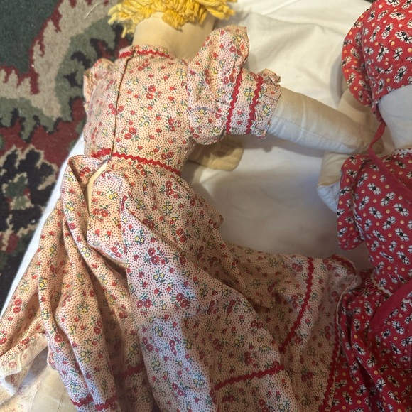 Vintage Handmade Rag Dolls Set - Picture 8 of 11